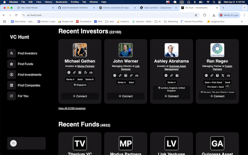VCHunt - Data for Fundraising image 1 of 4